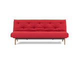 Aslak 120 sovesofa med Spring madras i 511 Elegance Red, set forfra