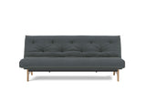 Aslak 120 sovesofa med Classic madras i 894 Mozart Grey Bronze, set forfra