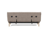Aslak 120 sovesofa med Nordic Soft Spring madras i 318 Cordufine Beige, set bagfra