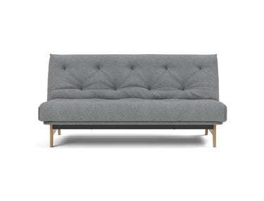 Aslak 140 sovesofa med Classic madras i 320 Corocco Shadow Grey, set forfra