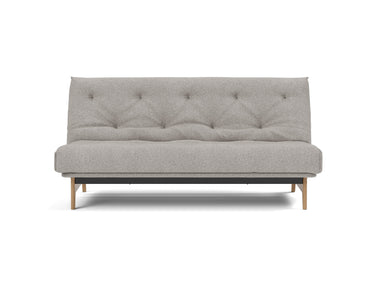 Aslak 140 sovesofa med Classic madras i 321 Corocco Warm Grey, set forfra