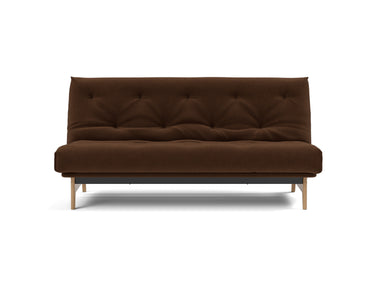 Aslak 140 sovesofa med Soft Spring madras i 359 Taura Cappuccino, set forfra