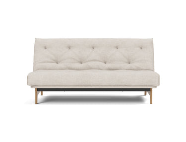 Aslak 140 sovesofa med Classic madras i 470 Yuveno Natural, set forfra