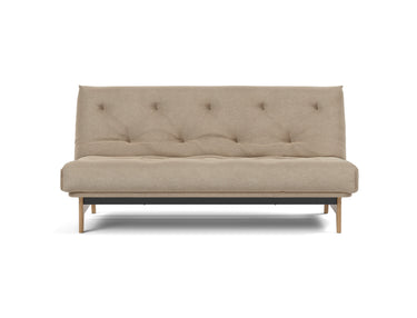Aslak 140 sovesofa med Soft Spring madras i 587 Phobos Mocha, set forfra