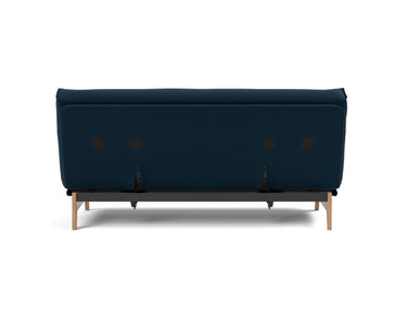 Aslak 140 sovesofa med Classic madras i 528 Mixed Dance Blue, set bagfra
