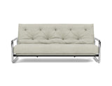 Lomira sovesofa med Spring madras i 280 Avella Sand, set forfra
