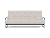 Lomira sovesofa med Spring madras i 300 Weda Sand, set forfra