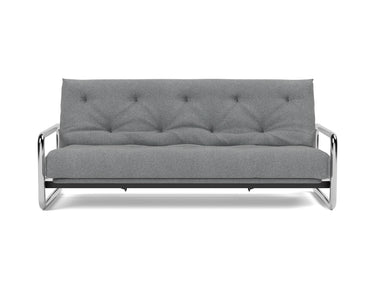 Lomira sovesofa med Classic madras i 320 Corocco Shadow Grey, set forfra