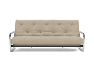 Lomira sovesofa med Spring madras i 356 Taura Sand, set forfra