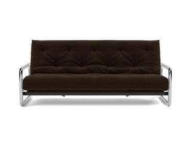 Lomira sovesofa med Classic madras i 358 Taura Chocco, set forfra