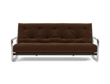 Lomira sovesofa med Latex madras i 359 Taura Cappuccino, set forfra