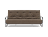 Lomira sovesofa med Classic madras i 411 Esina Cedar Brown, set forfra