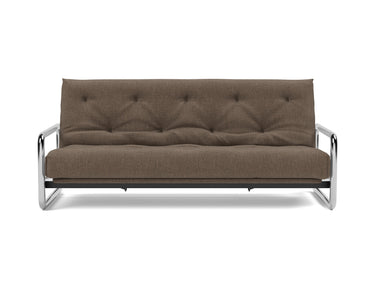 Lomira sovesofa med Classic madras i 411 Esina Cedar Brown, set forfra