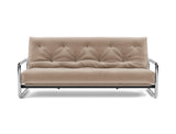 Lomira sovesofa med Latex madras i 417 Esina Mocha, set forfra