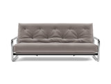 Lomira sovesofa med Latex madras i 418 Esina Truffle, set forfra