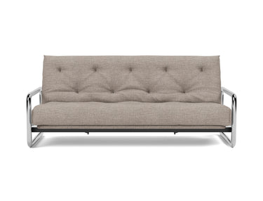 Lomira sovesofa med Classic madras i 472 Yuveno Warm Grey, set forfra