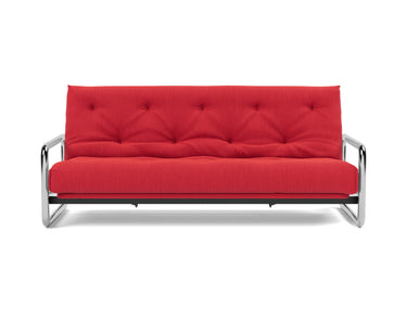 Lomira sovesofa med Classic madras i 511 Elegance Red, set forfra