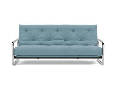 Lomira sovesofa med Classic madras i 525 Mixed Dance Light Blue, set forfra