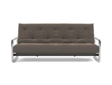 Lomira sovesofa med Spring madras i 530 Bouclé Taupe, set forfra