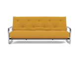 Lomira sovesofa med Latex madras i 536 Bouclé Ochre, set forfra