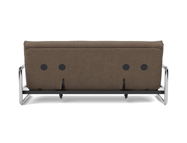 Lomira sovesofa med Classic madras i 411 Esina Cedar Brown, set bagfra