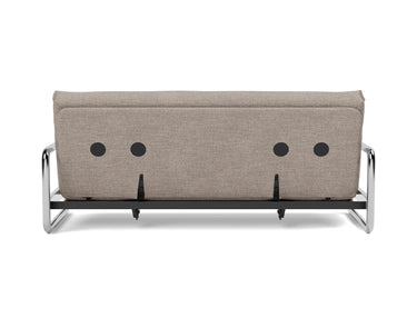 Lomira sovesofa med Classic madras i 472 Yuveno Warm Grey, set bagfra