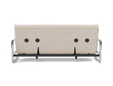 Lomira sovesofa med Classic madras i 612 Blida Sand Grey, set bagfra