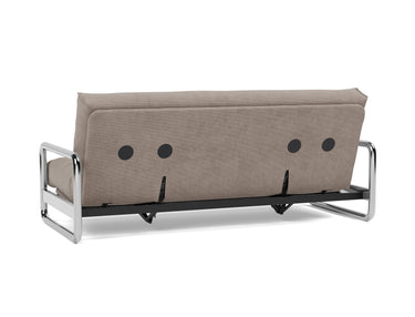 Lomira sovesofa med Classic madras i 318 Cordufine Beige, set skråt bagfra
