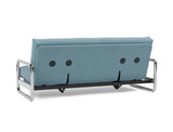 Lomira sovesofa med Classic madras i 525 Mixed Dance Light Blue, set skråt bagfra