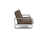 Lomira sovesofa med Classic madras i 411 Esina Cedar Brown, set fra siden