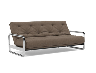 Lomira sovesofa med Classic madras i 411 Esina Cedar Brown, med ryglænet lænet tilbage