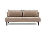 Sly sovesofa i 417 Esina Mocha, set forfra