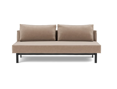 Sly sovesofa i 417 Esina Mocha, set forfra