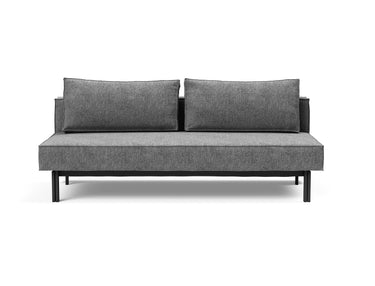 Sly sovesofa i 563 Twist Charcoal, set forfra