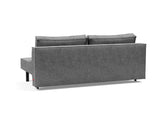 Sly sovesofa i 563 Twist Charcoal, set skråt bagfra