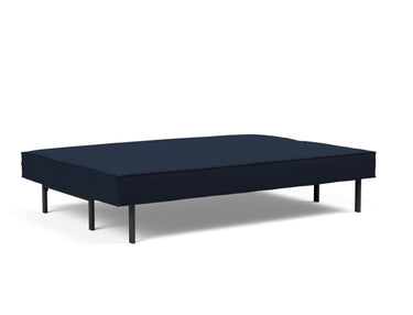 Sly sovesofa i 528 Mixed Dance Blue, slået ud til seng