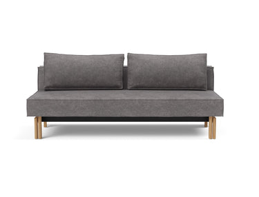 Sly Wood sovesofa i 282 Avella Warm Grey, set forfra