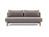 Sly Wood sovesofa i 418 Esina Truffle, set forfra