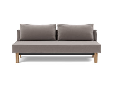 Sly Wood sovesofa i 418 Esina Truffle, set forfra