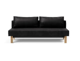 Sly Wood sovesofa i 550 Faunal Black, set forfra