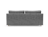 Sly Wood sovesofa i 563 Twist Charcoal, set bagfra