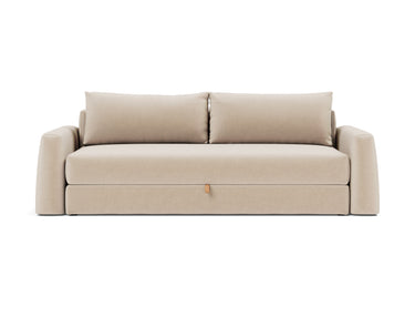 Cone sovesofa i 410 Esina Almond, set forfra