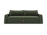 Cone sovesofa i 413 Esina Olive Green, set forfra