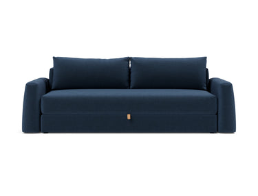 Cone sovesofa i 414 Esina Indigo Blue, set forfra