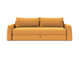Cone sovesofa i 536 Bouclé Ochre, set forfra