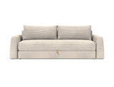 Cone sovesofa i 594 Corduroy Ivory, set forfra