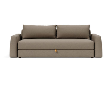 Cone sovesofa i 850 Mahoga Caramel, set forfra