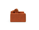 Cone sovesofa i 412 Esina Rust Orange, set fra siden