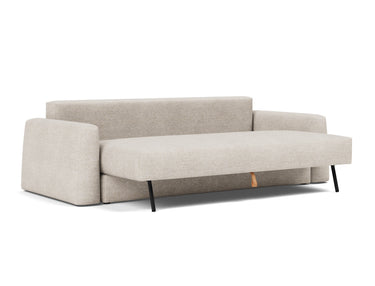 Cone sovesofa i 470 Yuveno Natural, med sædet trukket halvt ud
