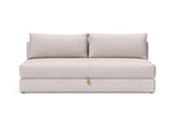 Osvald sovesofa i 300 Weda Sand, set forfra